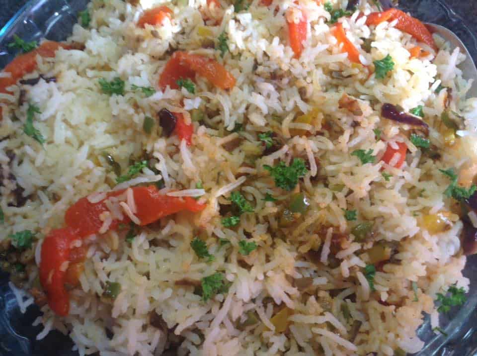Savoury Basmati Rice • Esme Salon