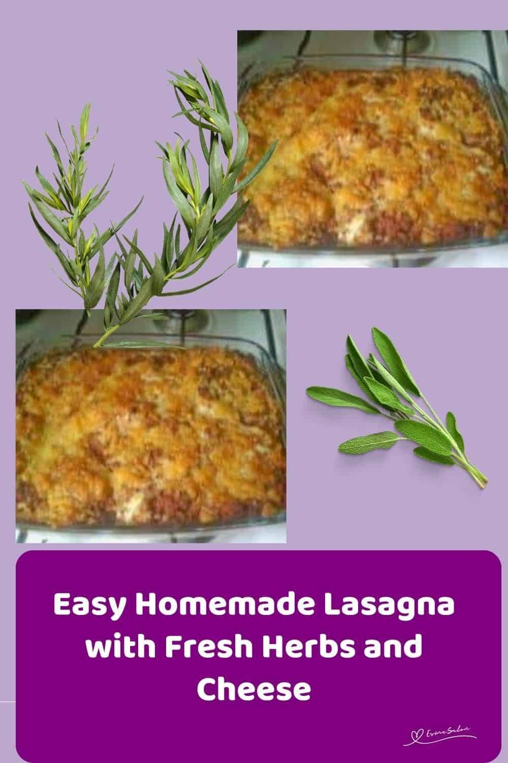an image of a dish with Easy Lasagna