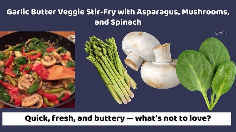 an image of a pan with Veggie Stir-Fry