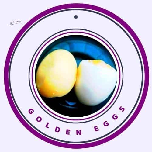an image of a hard-boiled Golden Egg