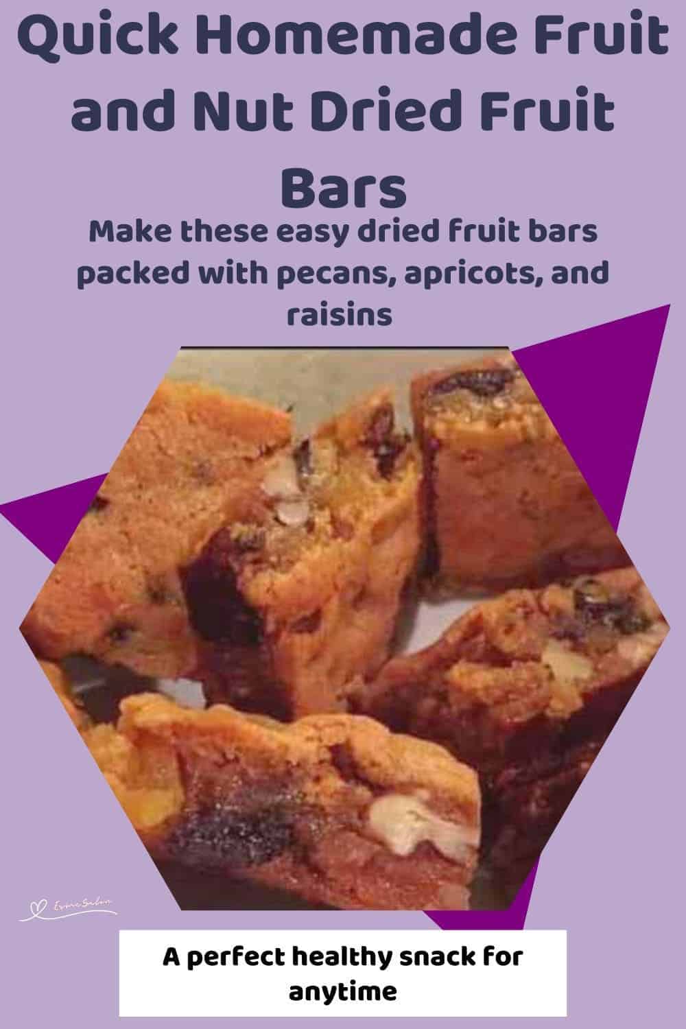 an image of a plate filled with Dried Fruit Bars