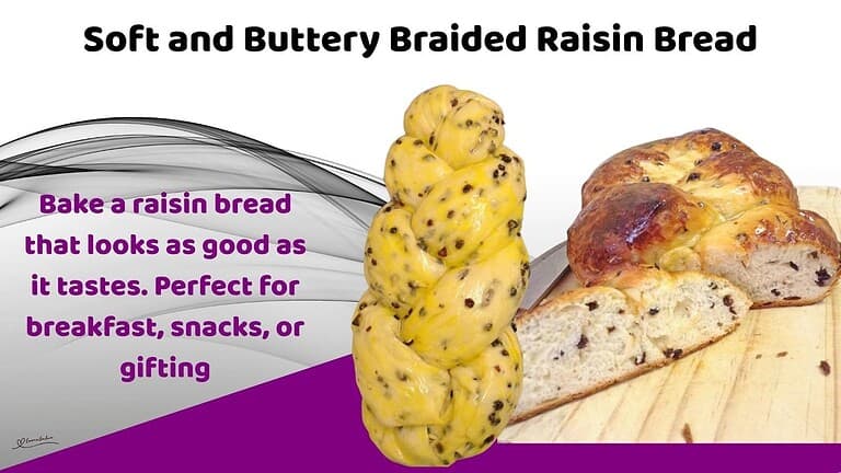 an image of a Braided Raisin Bread