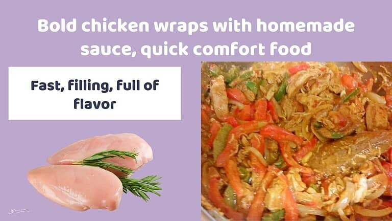 an image of Chicken Wraps filling