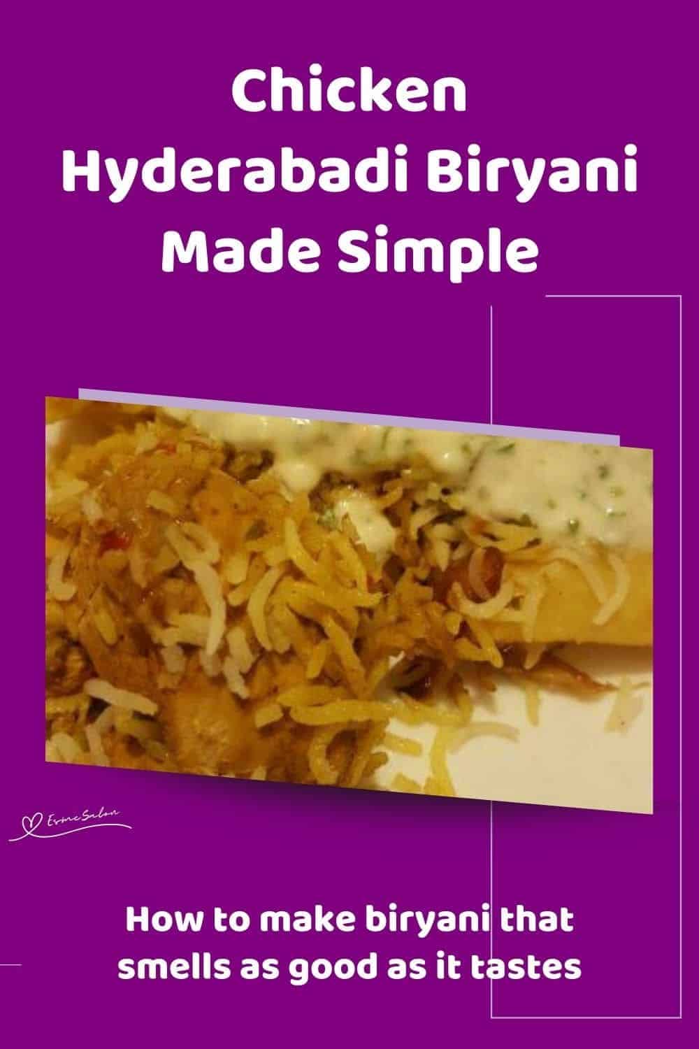 an image of Authentic Hyderabadi Chicken Biryani