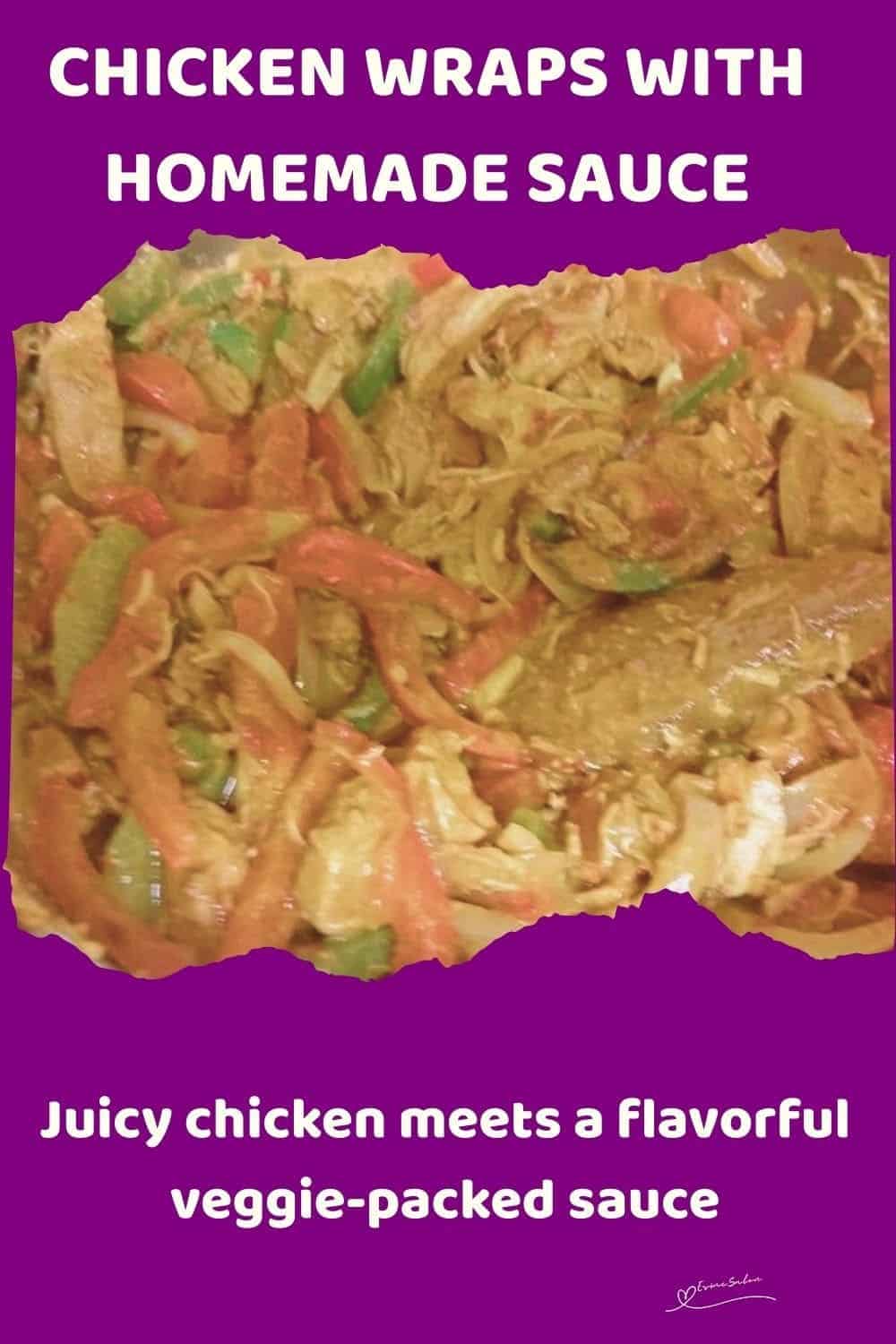 an image of Chicken Wraps filling