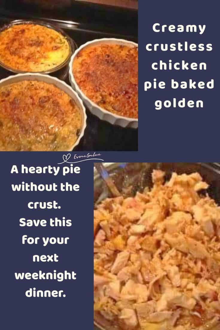 an image of a Crustless Chicken Pie