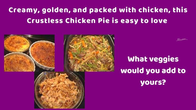an image of a Crustless Chicken Pie
