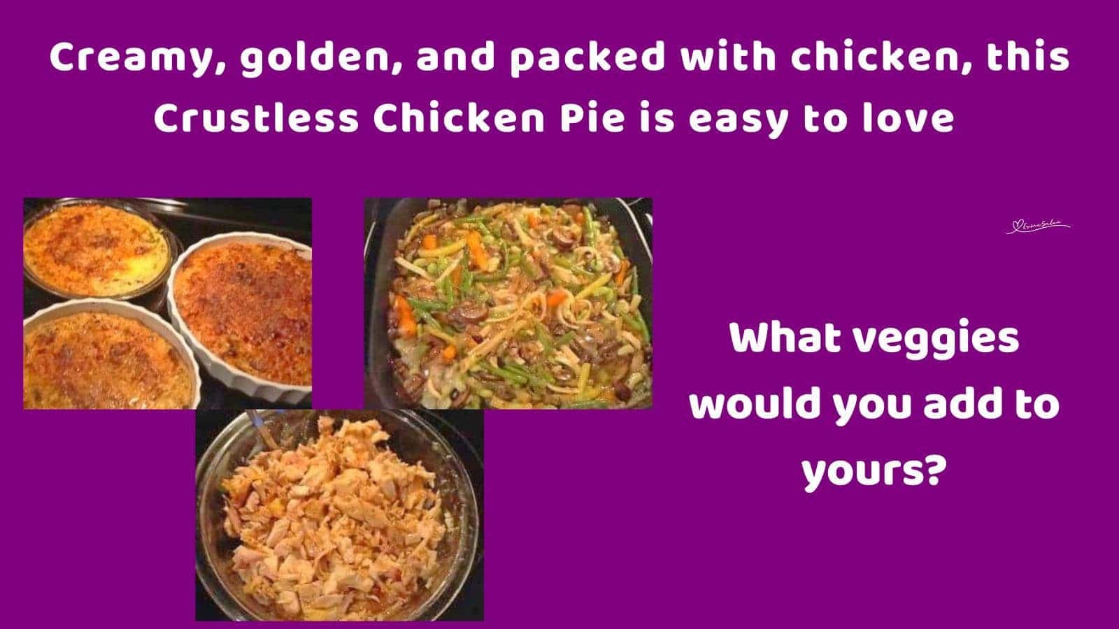 an image of a Crustless Chicken Pie