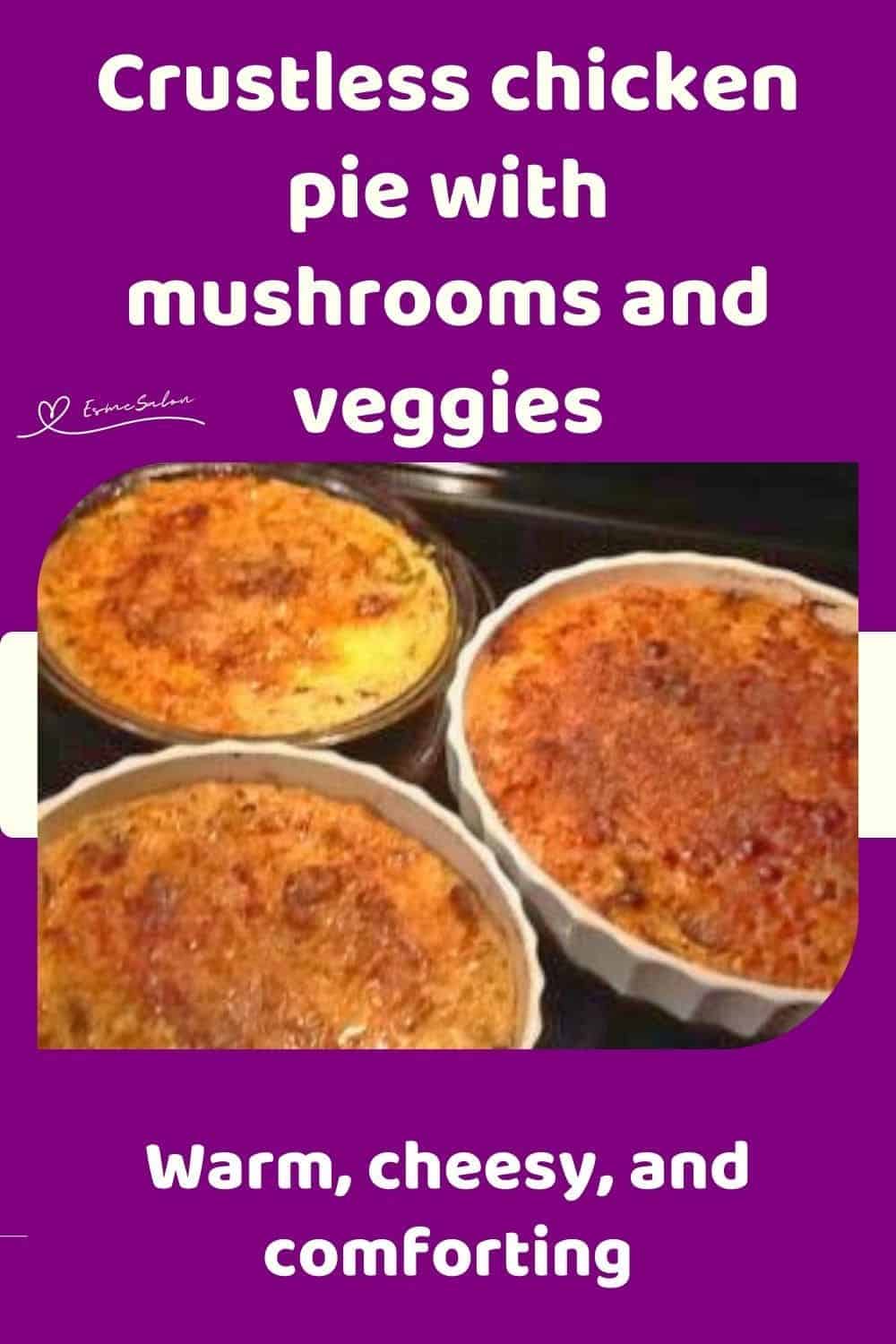 an image of a Crustless Chicken Pie