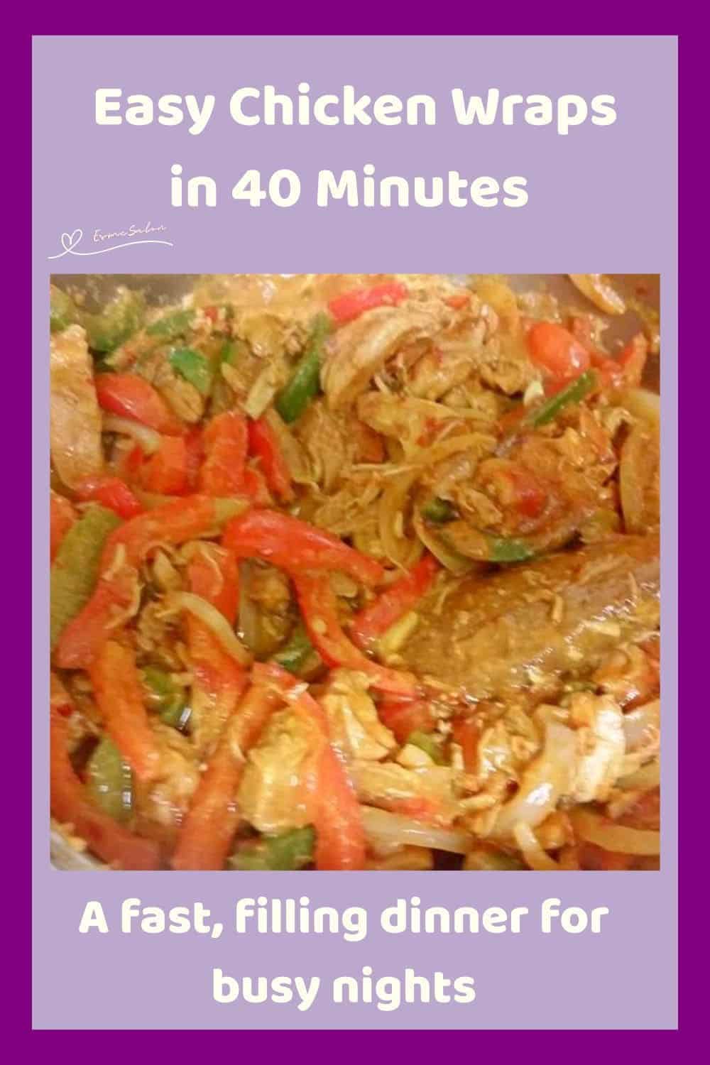 an image of Chicken Wraps filling