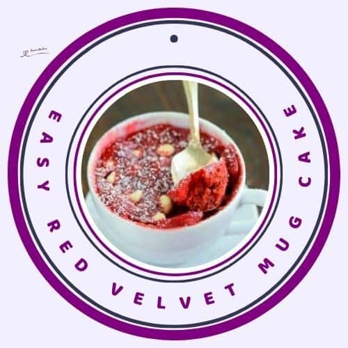 an image of an Easy Red Velvet Mug Cake