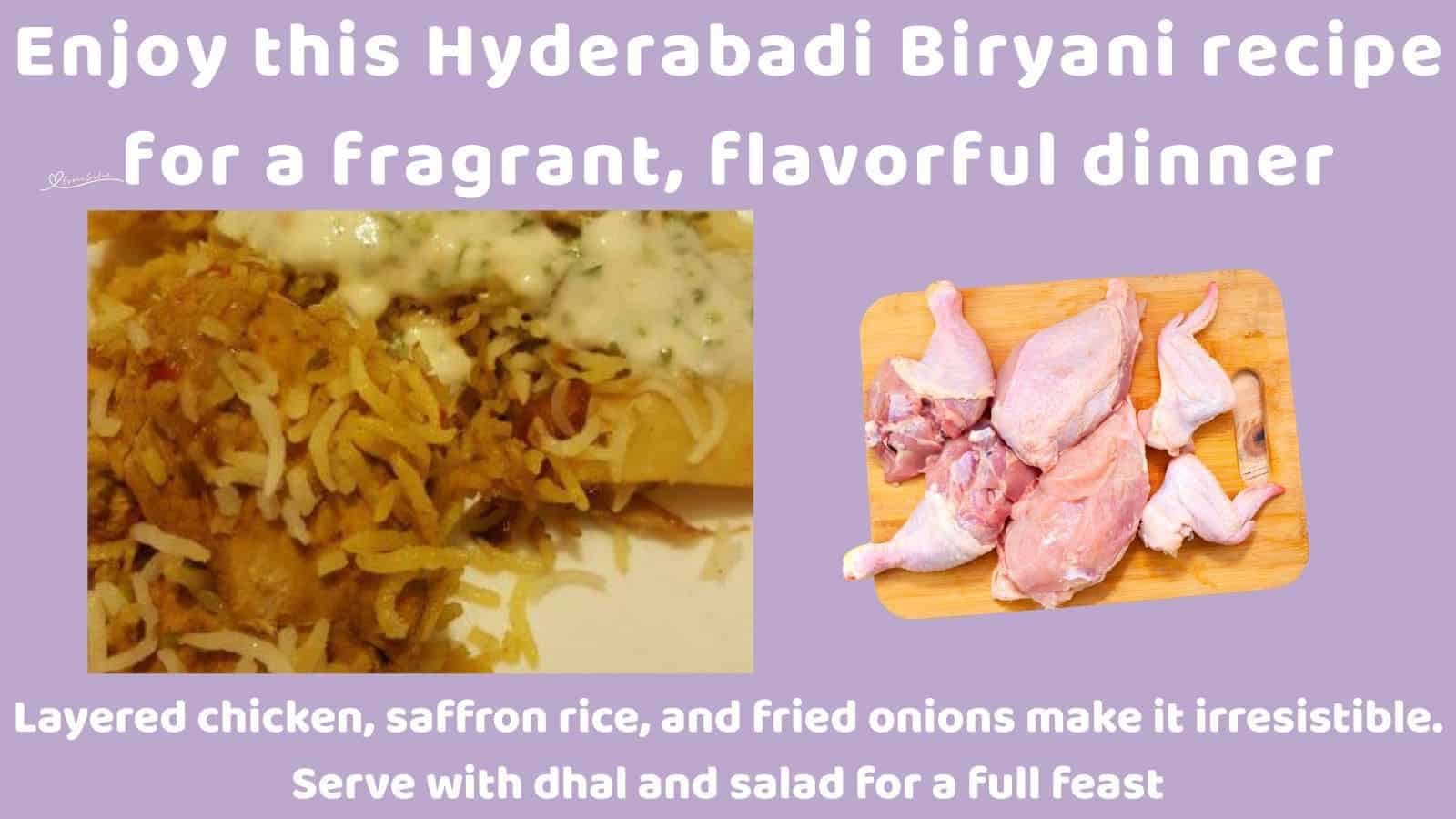 an image of Authentic Hyderabadi Chicken Biryani