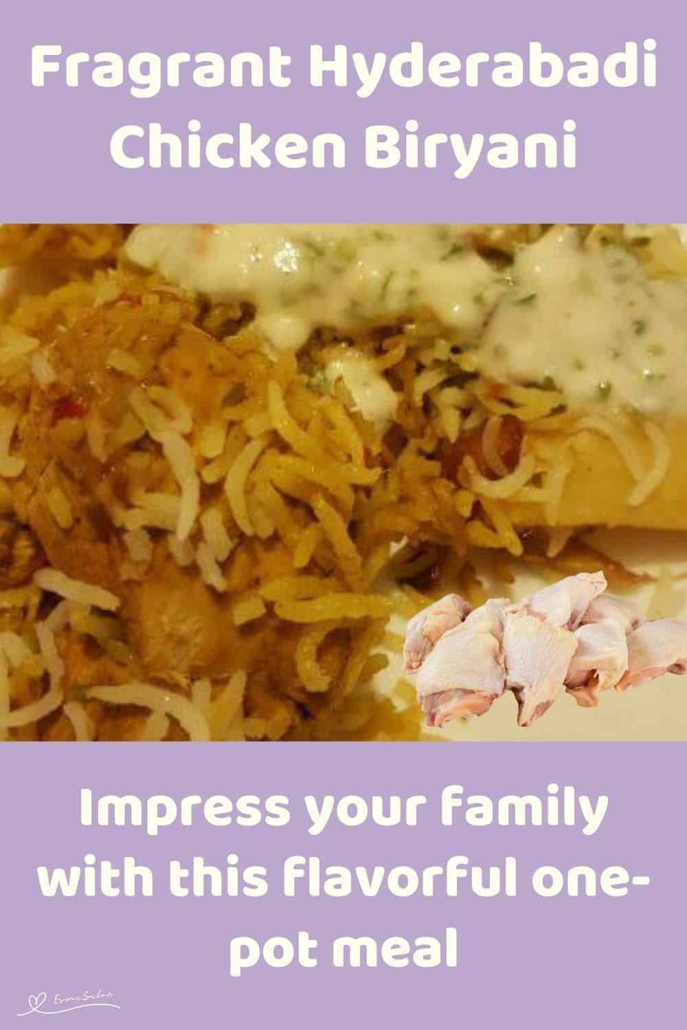 an image of Authentic Hyderabadi Chicken Biryani