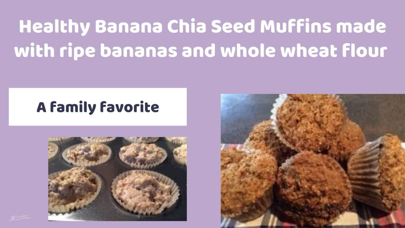 an image of Banana Chia Seed Muffins