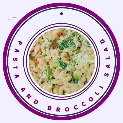 an image of a plate of Pasta and Broccoli Salad