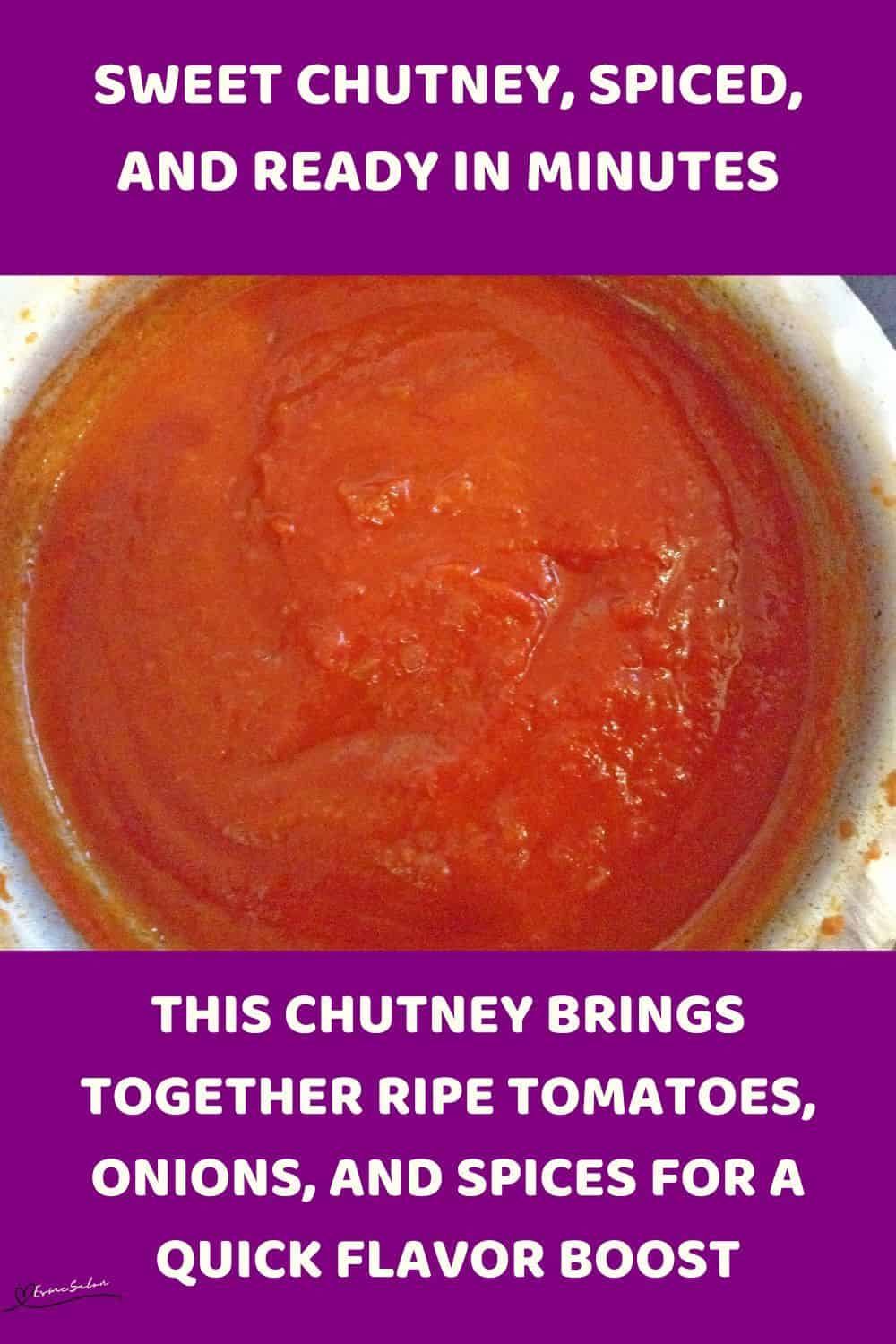 an image of a bowl of rich Sweet Chutney