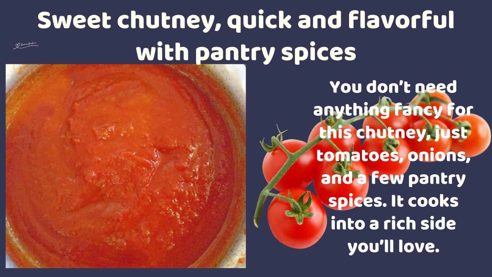 an image of a bowl of rich Sweet Chutney