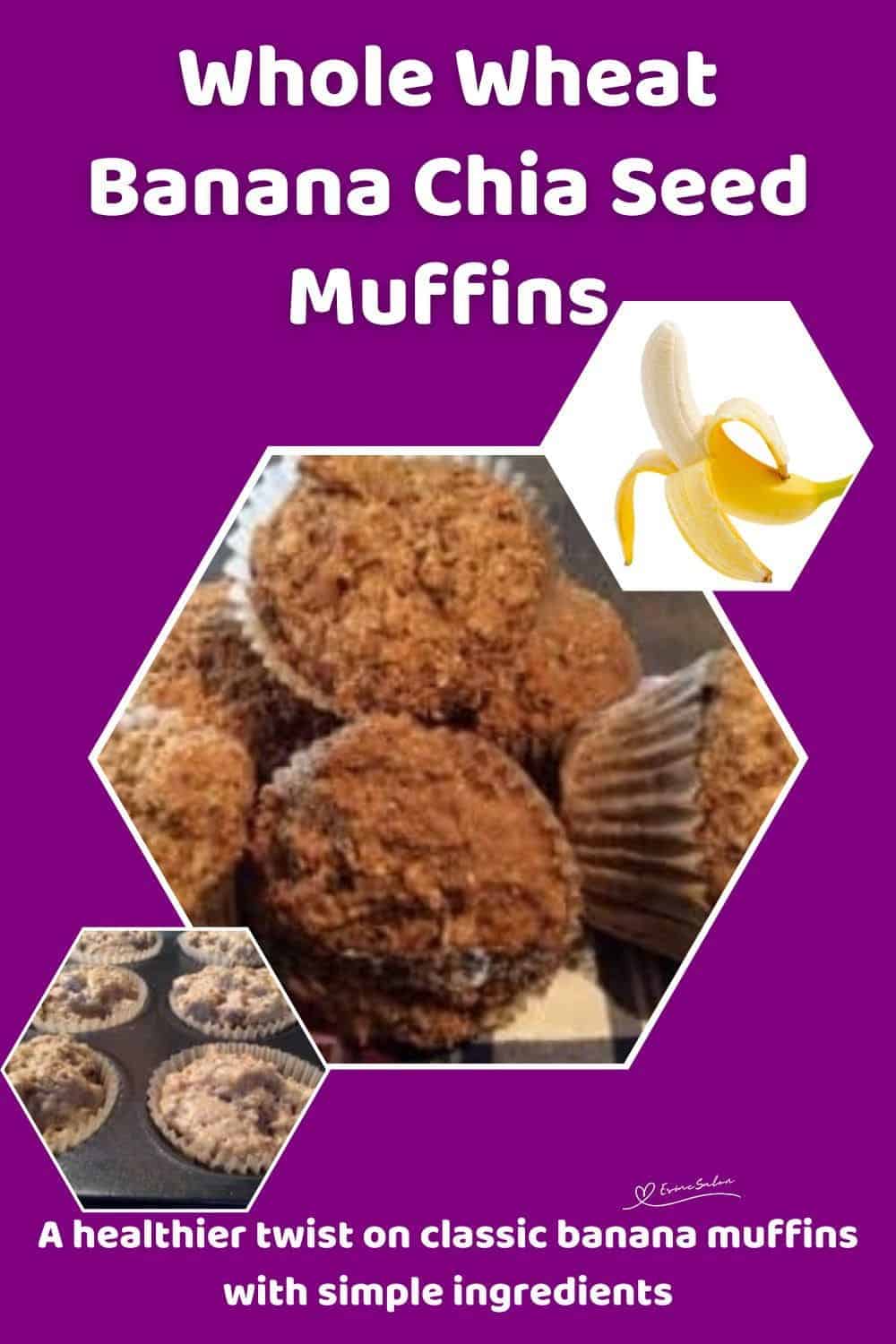 banana chia seed muffins