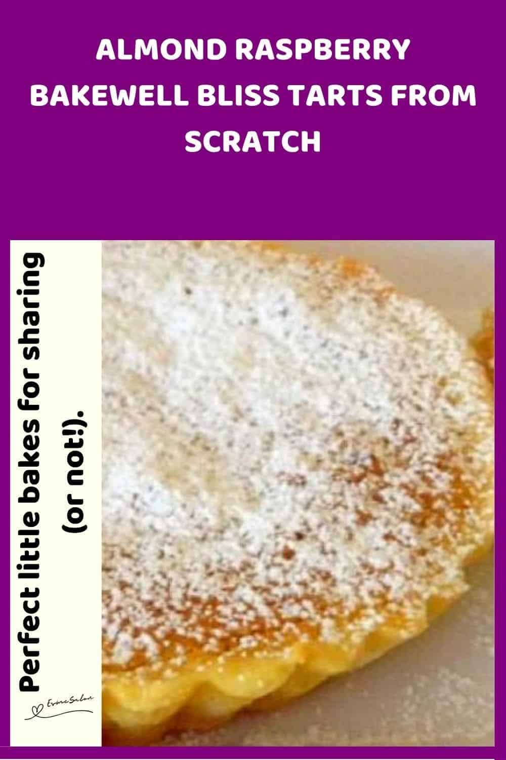 an image of a small British Bakewell Bliss Tart