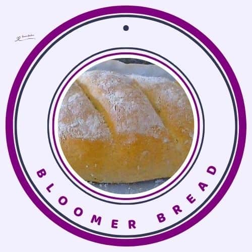 an image of a single Bloomer Bread with flour top