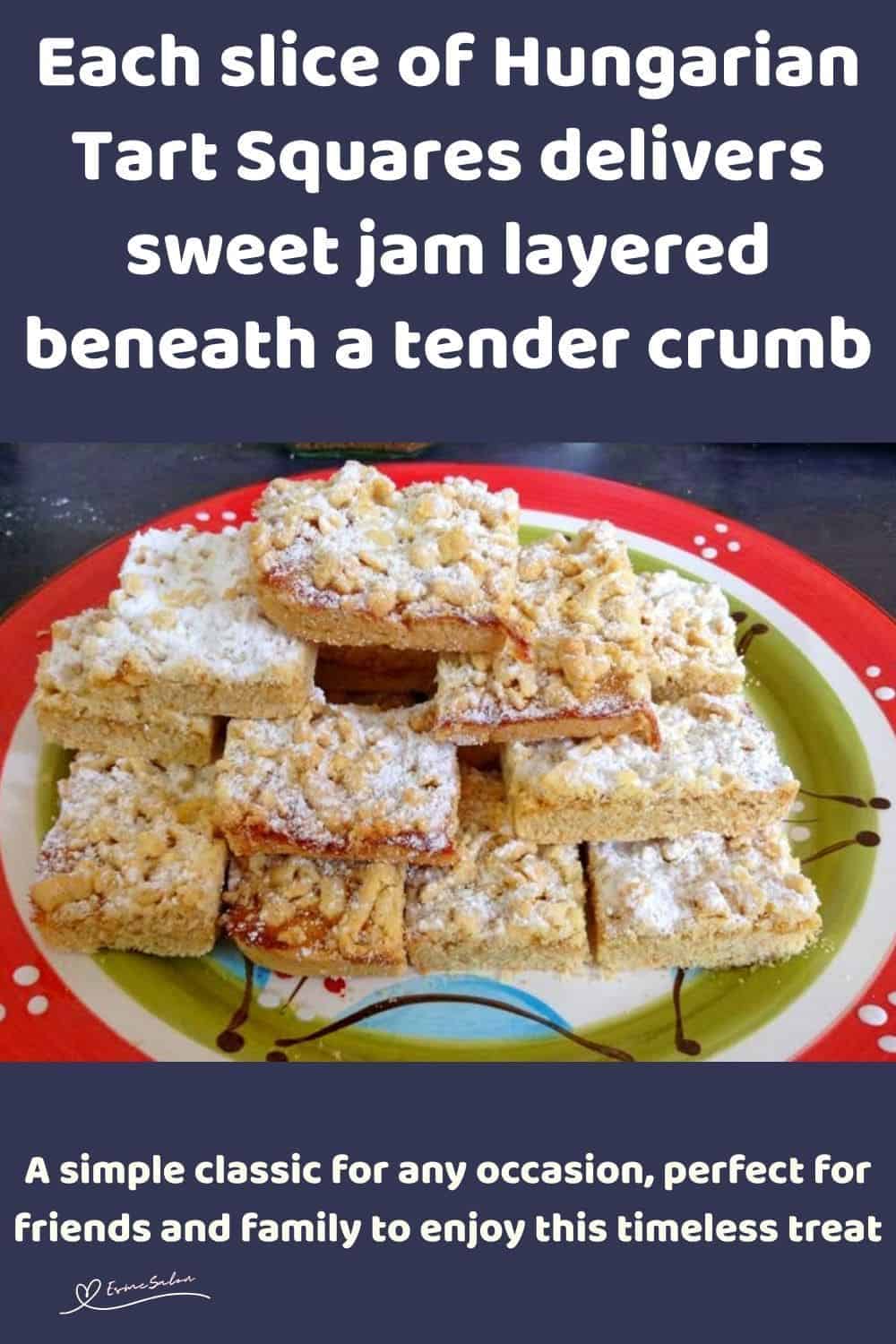 an image of Hungarian Tart Squares