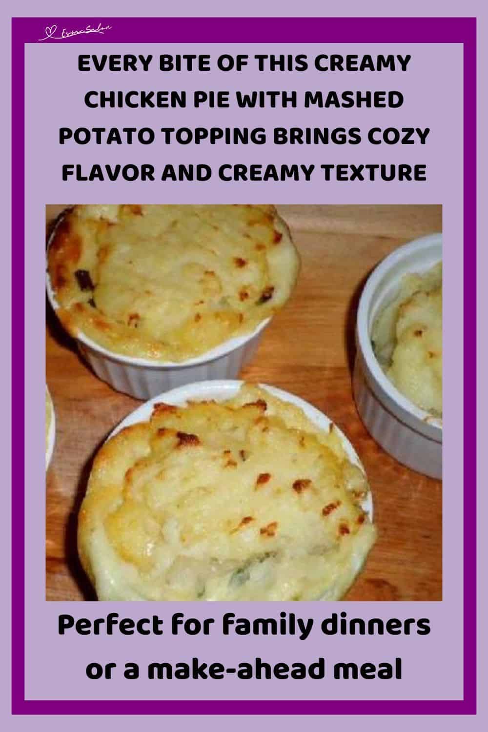 an image of mini Creamy Chicken Pies