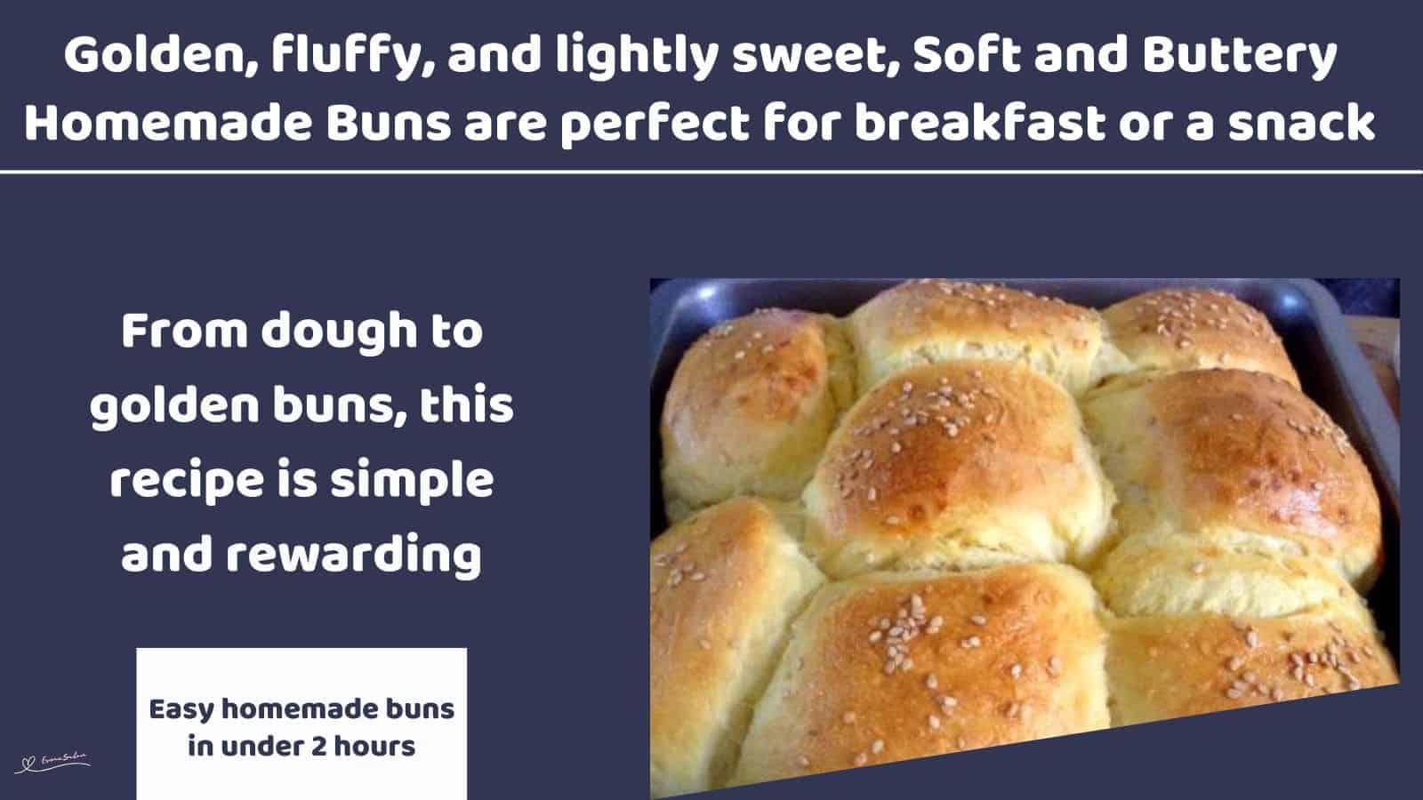 an image of Soft and Buttery Homemade Buns