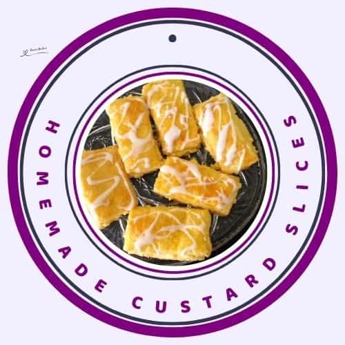 homemade custard slices