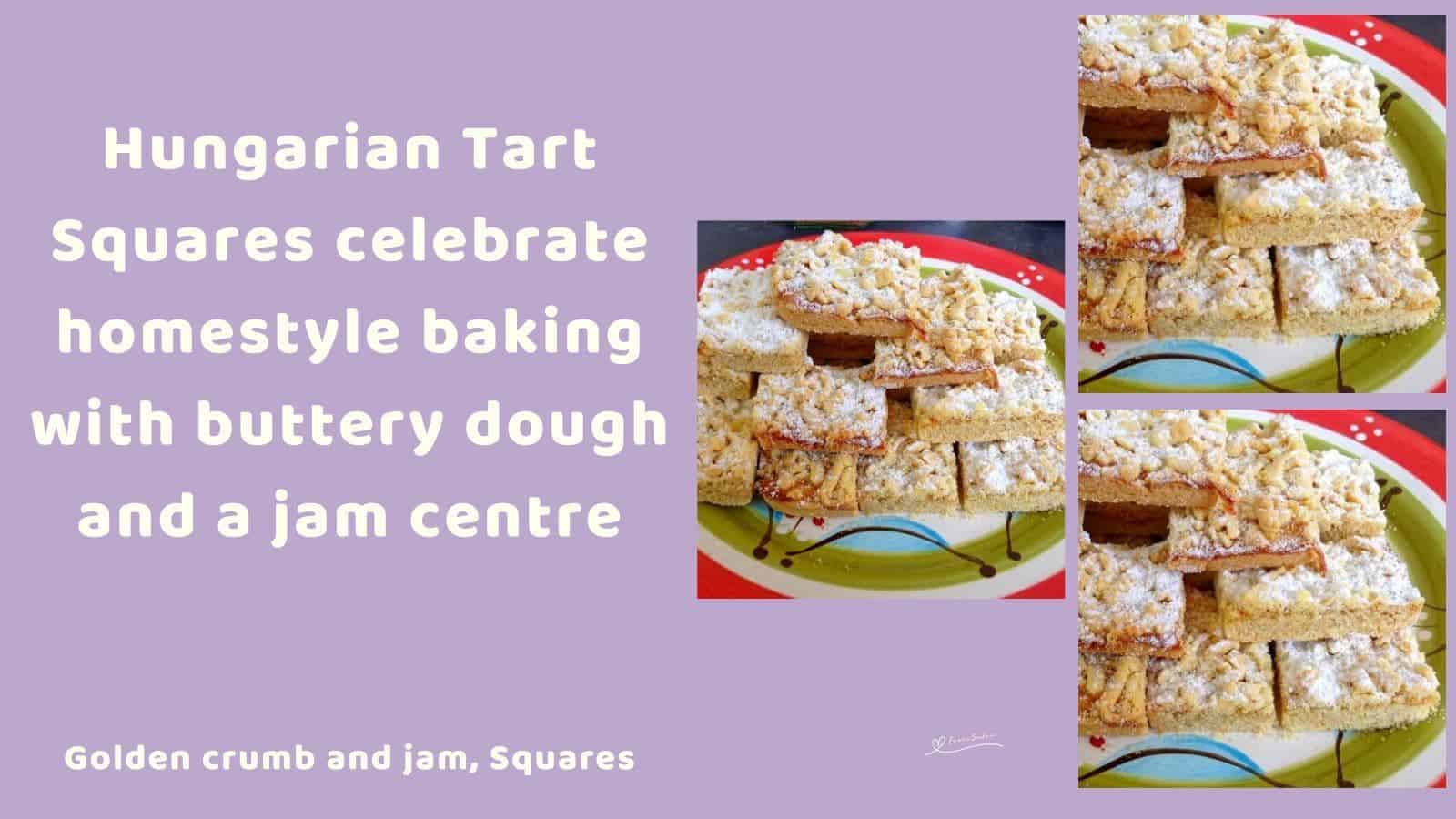 an image of Hungarian Tart Squares