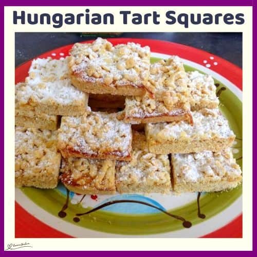 an image of Hungarian Tart Squares