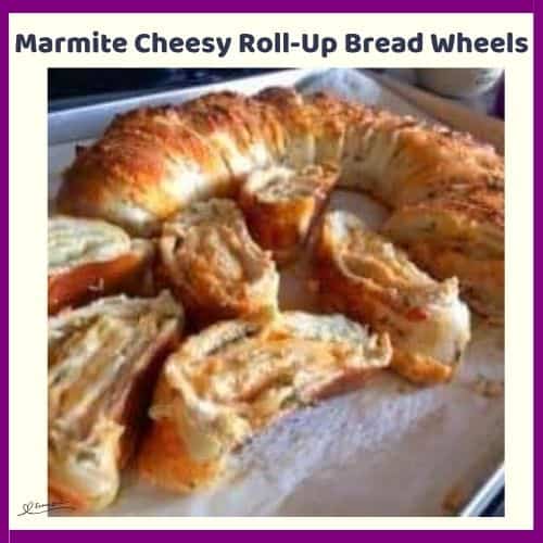 an image of Marmite Cheesy Roll-Up Bread Wheels