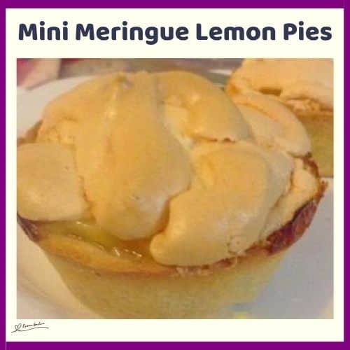 an image of a single Mini Meringue Lemon Pie
