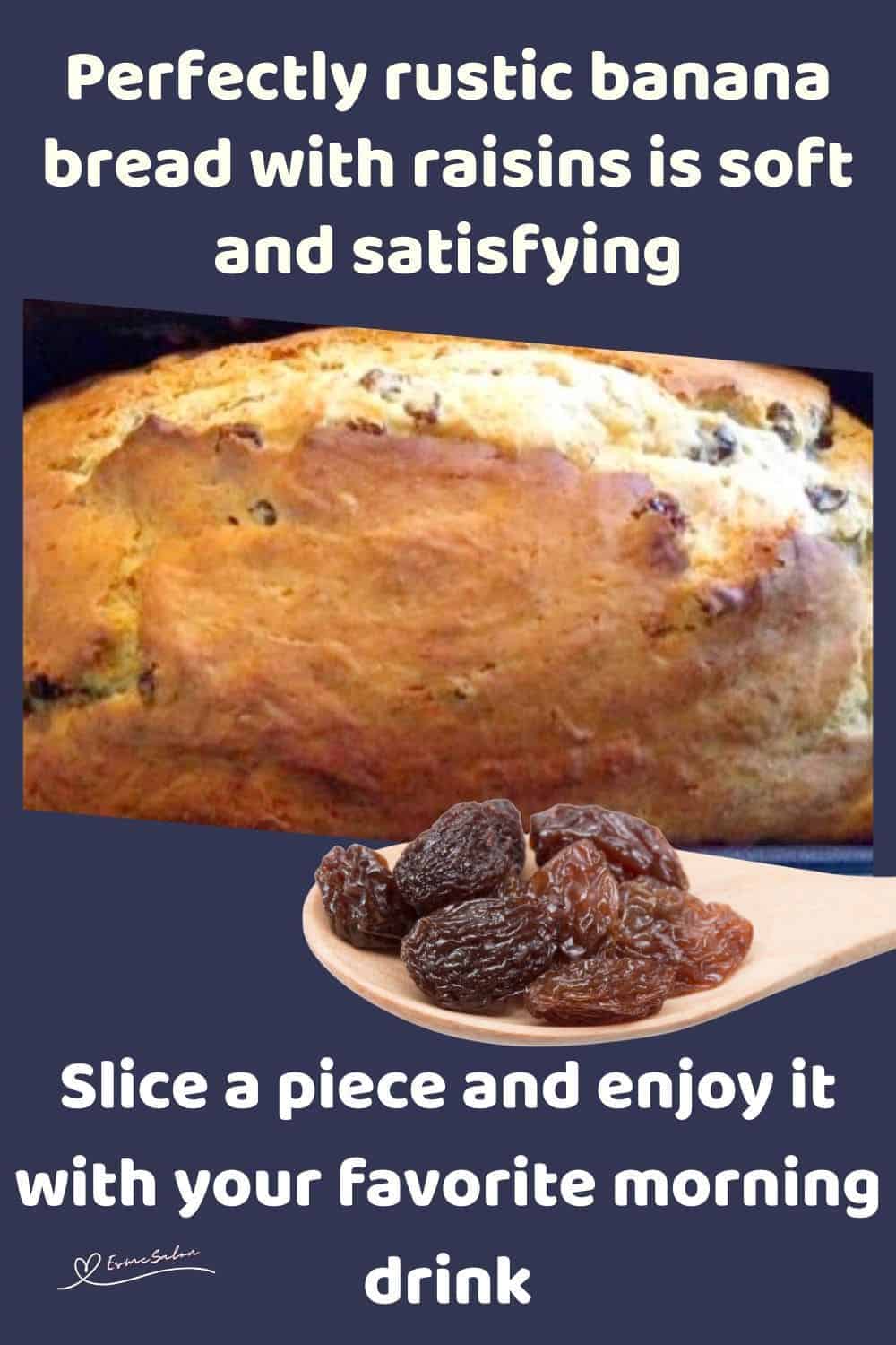 an image of a Banana Bread with Raisins