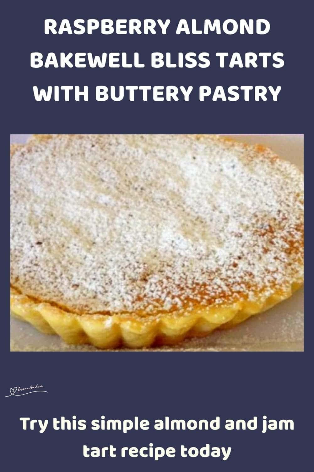 an image of a small British Bakewell Bliss Tart