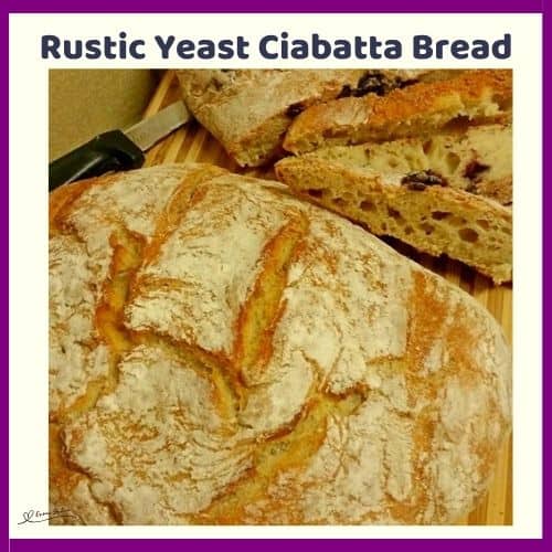 an image of a Rustic Yeast Ciabatta Bread