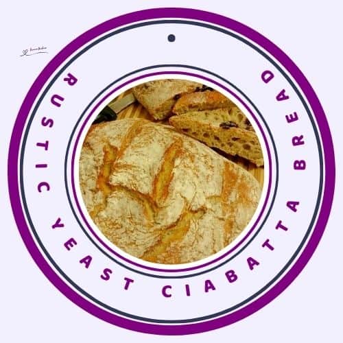 an image of a Rustic Yeast Ciabatta Bread