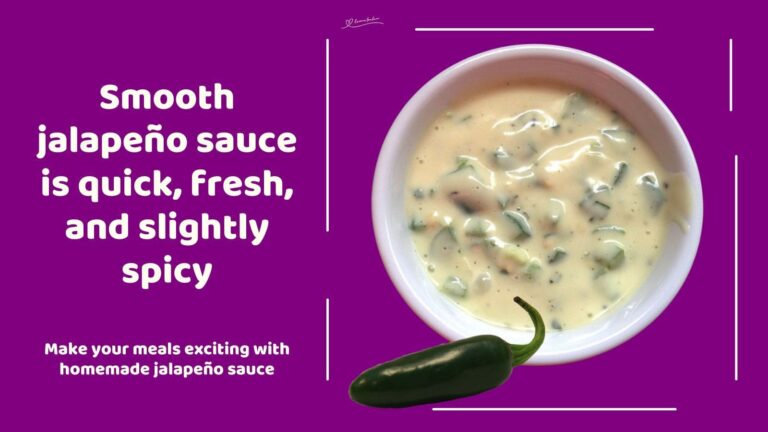 an image of a white bowl with Jalapeño Sauce