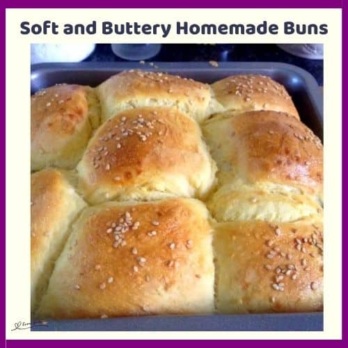 an image of Soft and Buttery Homemade Buns