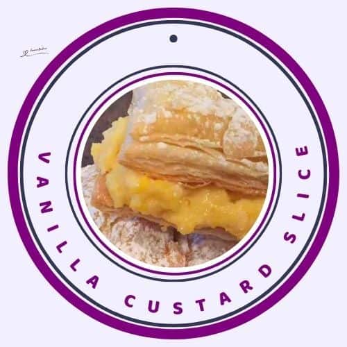 an image of Vanilla Custard Slices dusted with powdered sugar