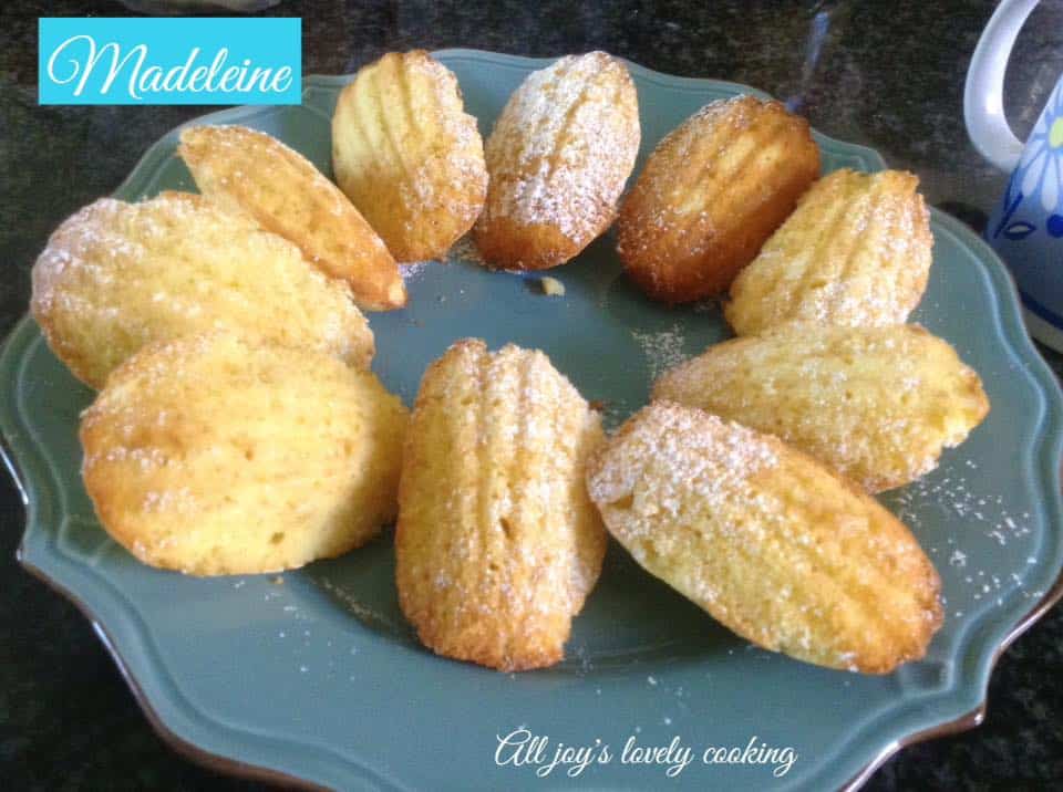 french treat Madeleine cookies