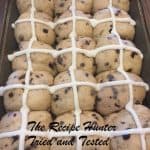 Raw and ready for baking Hot Cross Buns