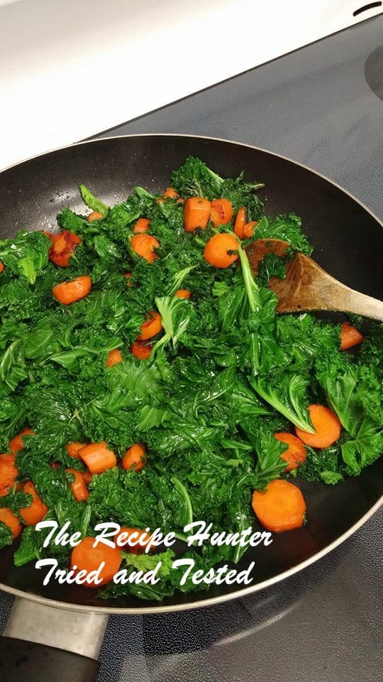 TRH sweet carrots with kale