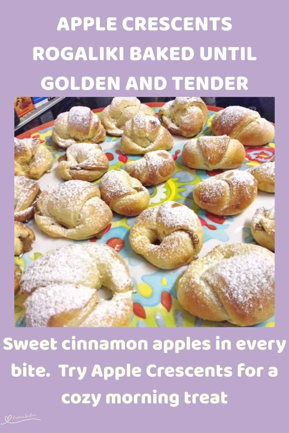 an image of Apple Crescents Rogaliki (horns)