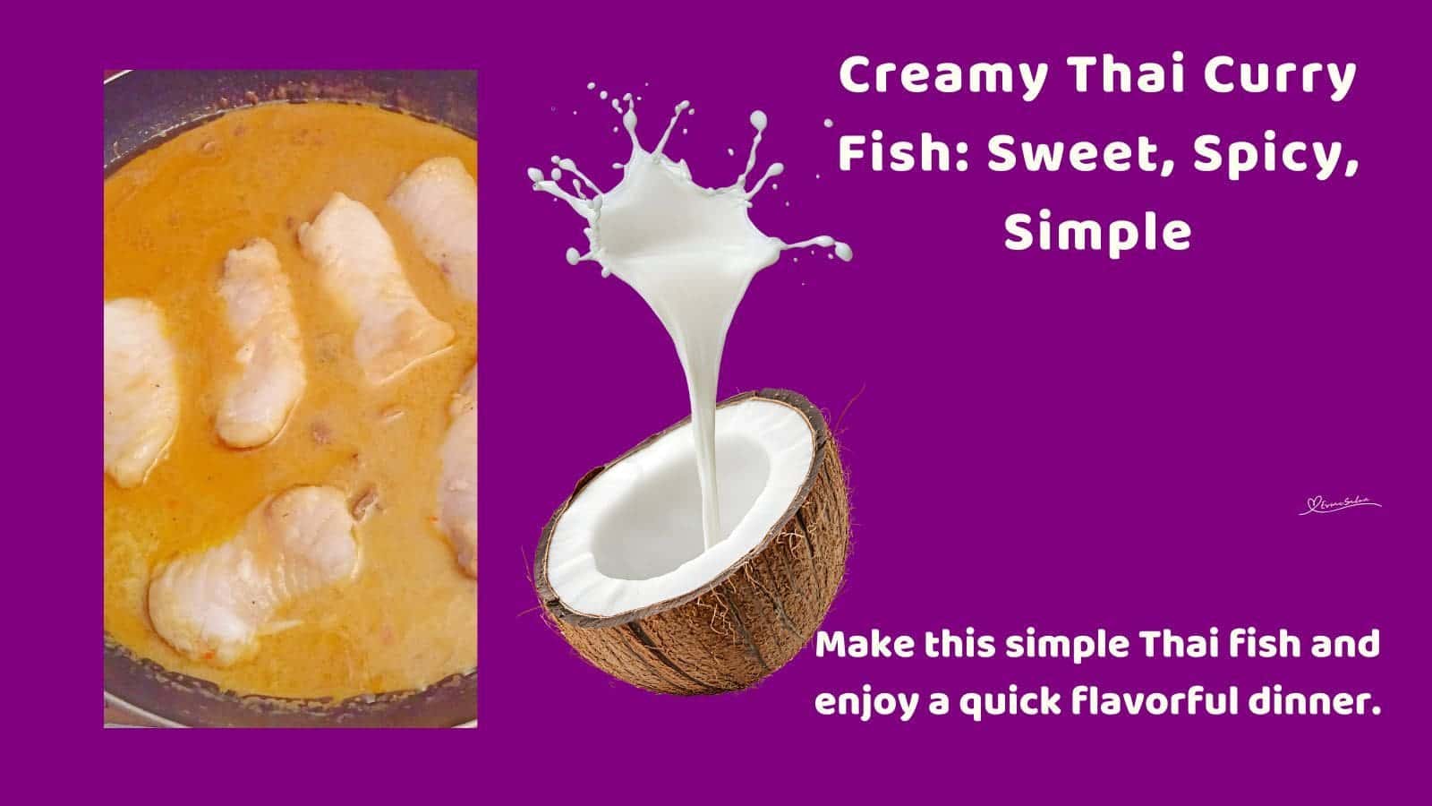 an image of Thai Curry Fish in coconut sauce