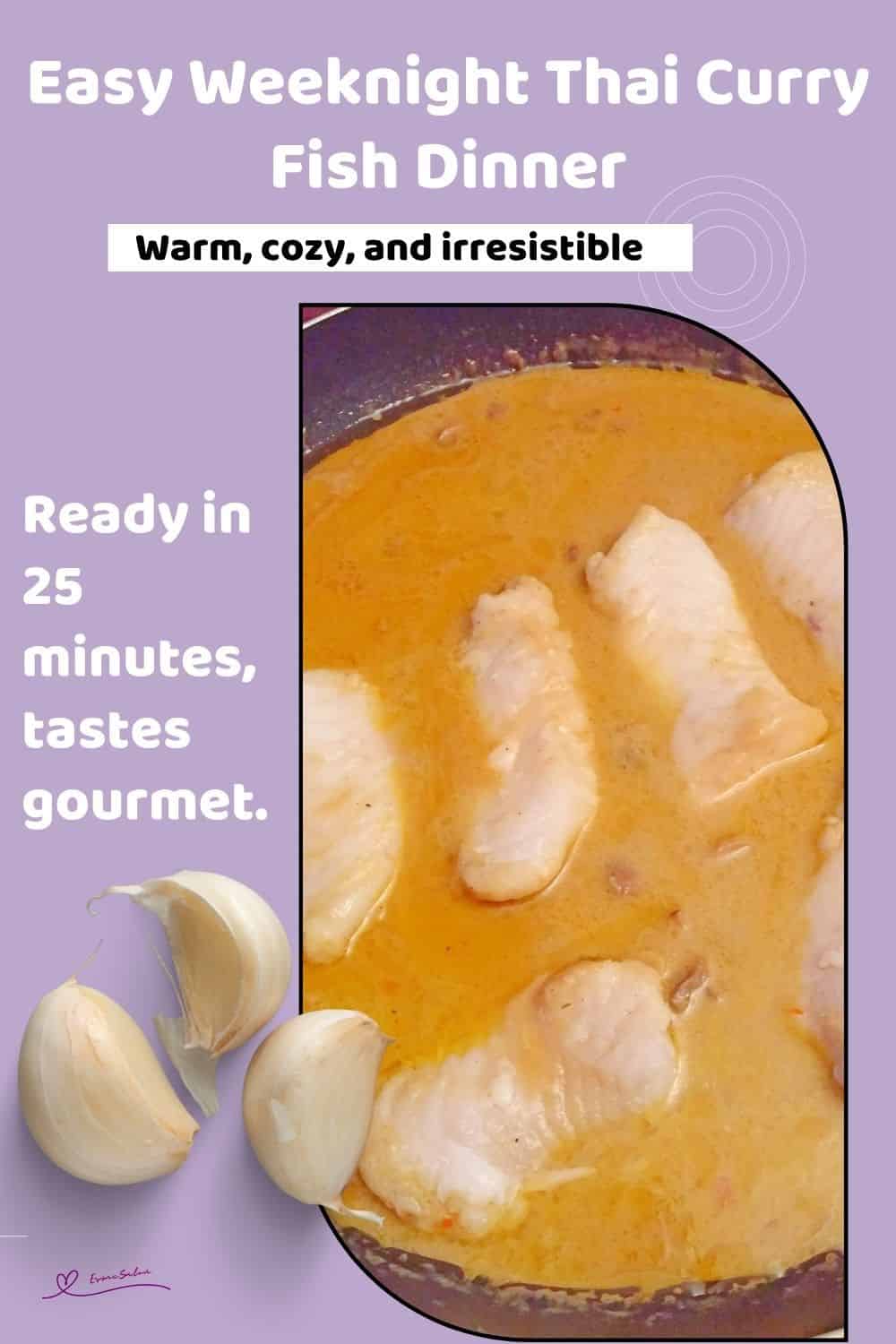 an image of Thai Curry Fish in coconut sauce