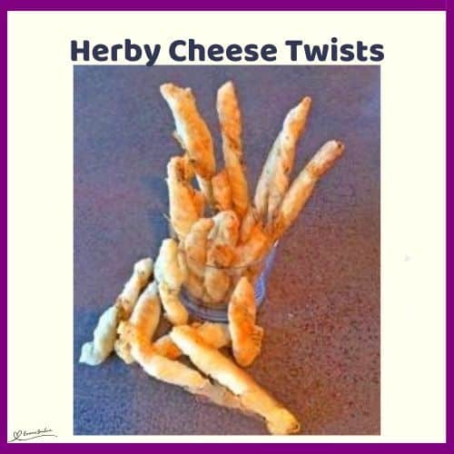 an image of Herby Cheese Straws in a glass