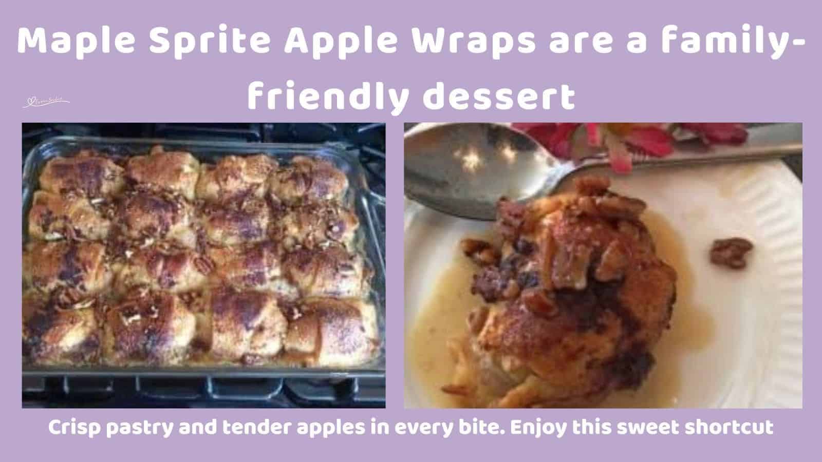an image of Sprite Apples Wrapped in crescent dough
