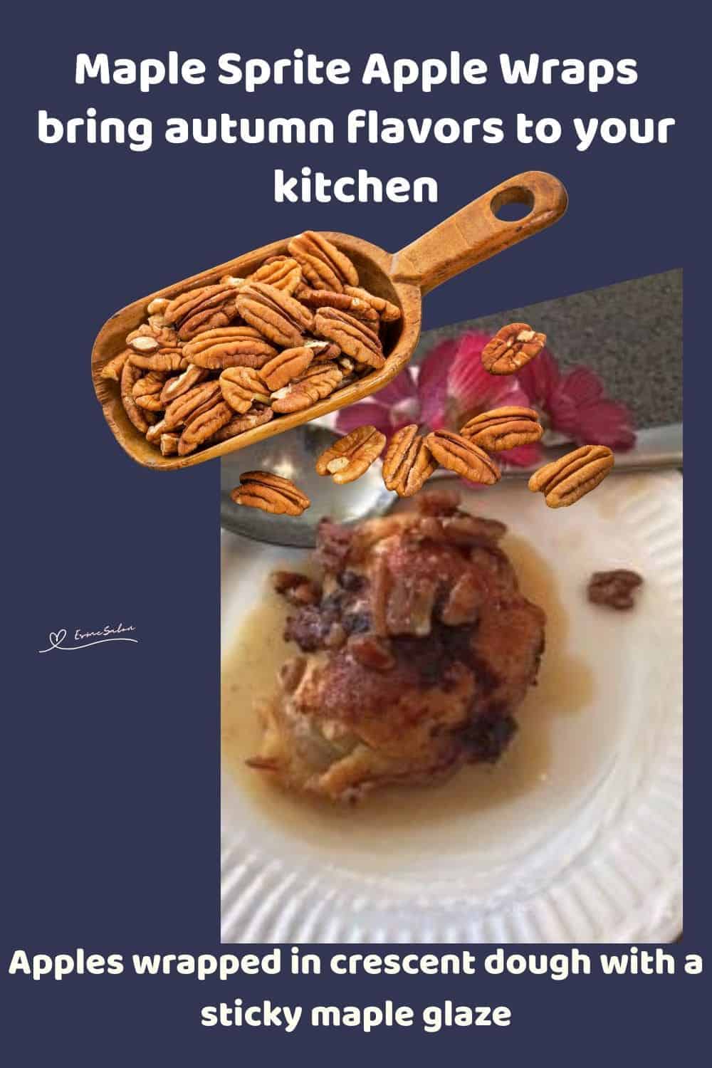 an image of Sprite Apples Wrapped in crescent dough