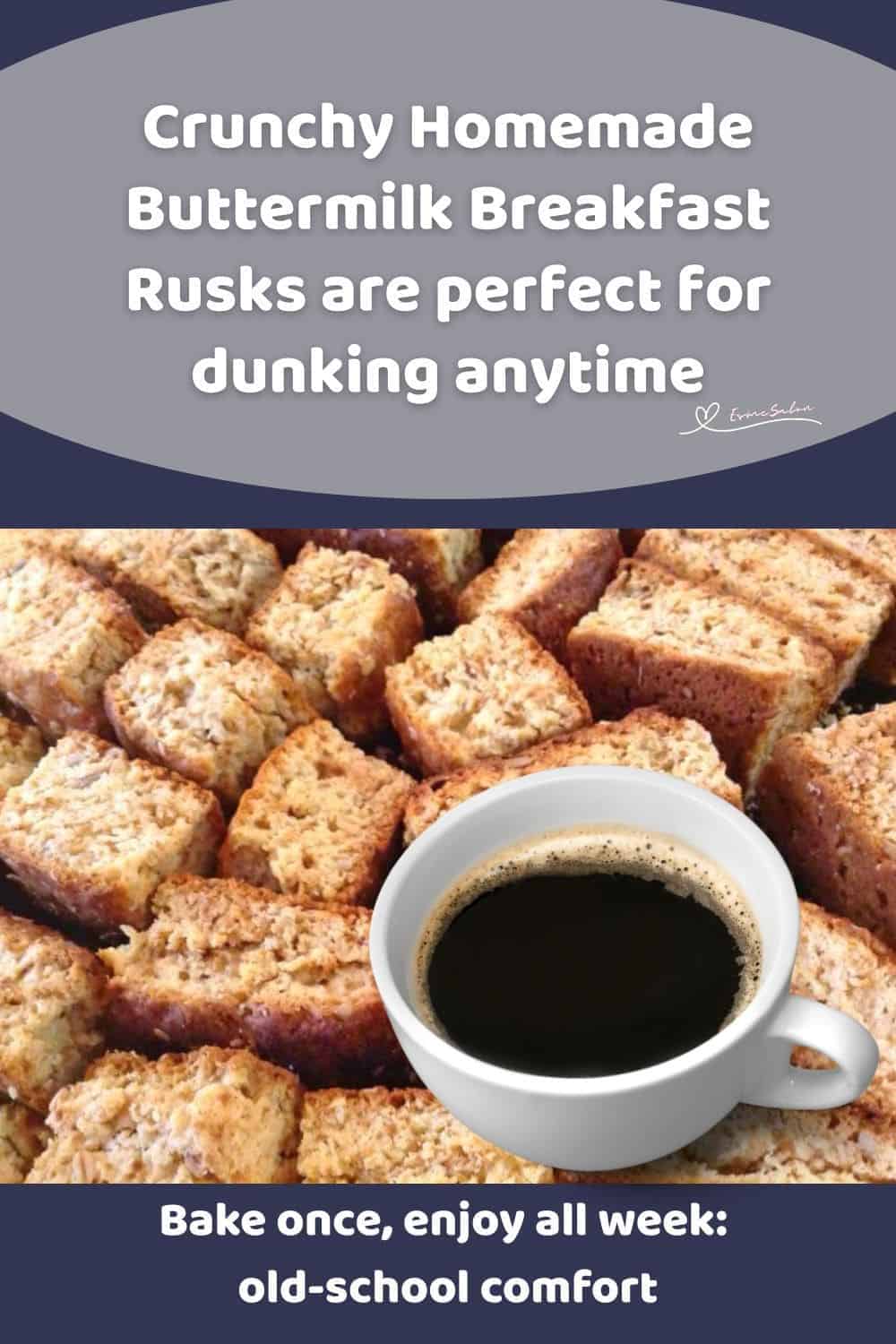 an image of Homemade Buttermilk Breakfast Rusks to be baked and already dried out overnight