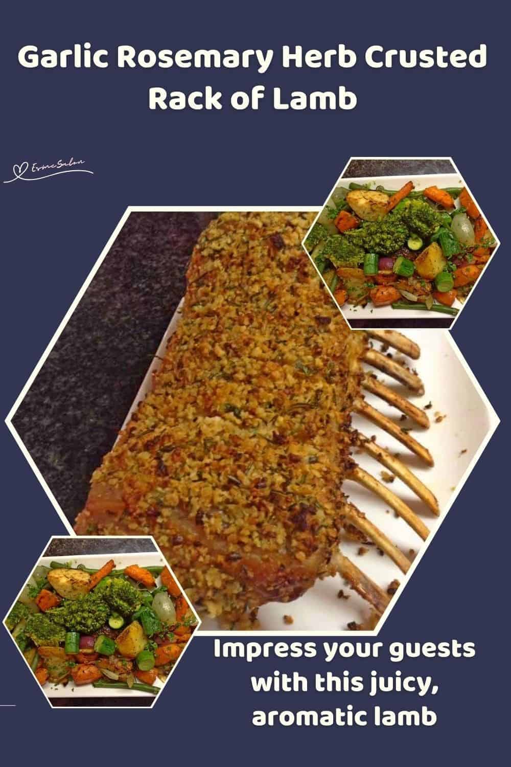 an image of a Herb Crusted Rack of Lamb